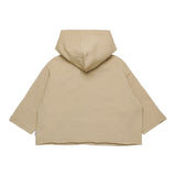 Maison Margiela Felpa Tinta Unita con Cappuccio per Bambina M60802 BEIGE MAISON MARGIELA 