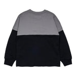 Maison Margiela Felpa Girocollo Bicolore con Logo Nero per Bambino M60870 NERO MAISON MARGIELA 