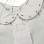 Malvi & Co Camicia Mezza Manica tinta unita con Colletto Bianco per Neonata S23N139CACP BIANCO MALVI & CO 