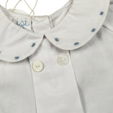 Malvi & Co Camicia Mezza Manica tinta unita con Colletto Bianco per Neonata S23N139CACP BIANCO MALVI & CO 