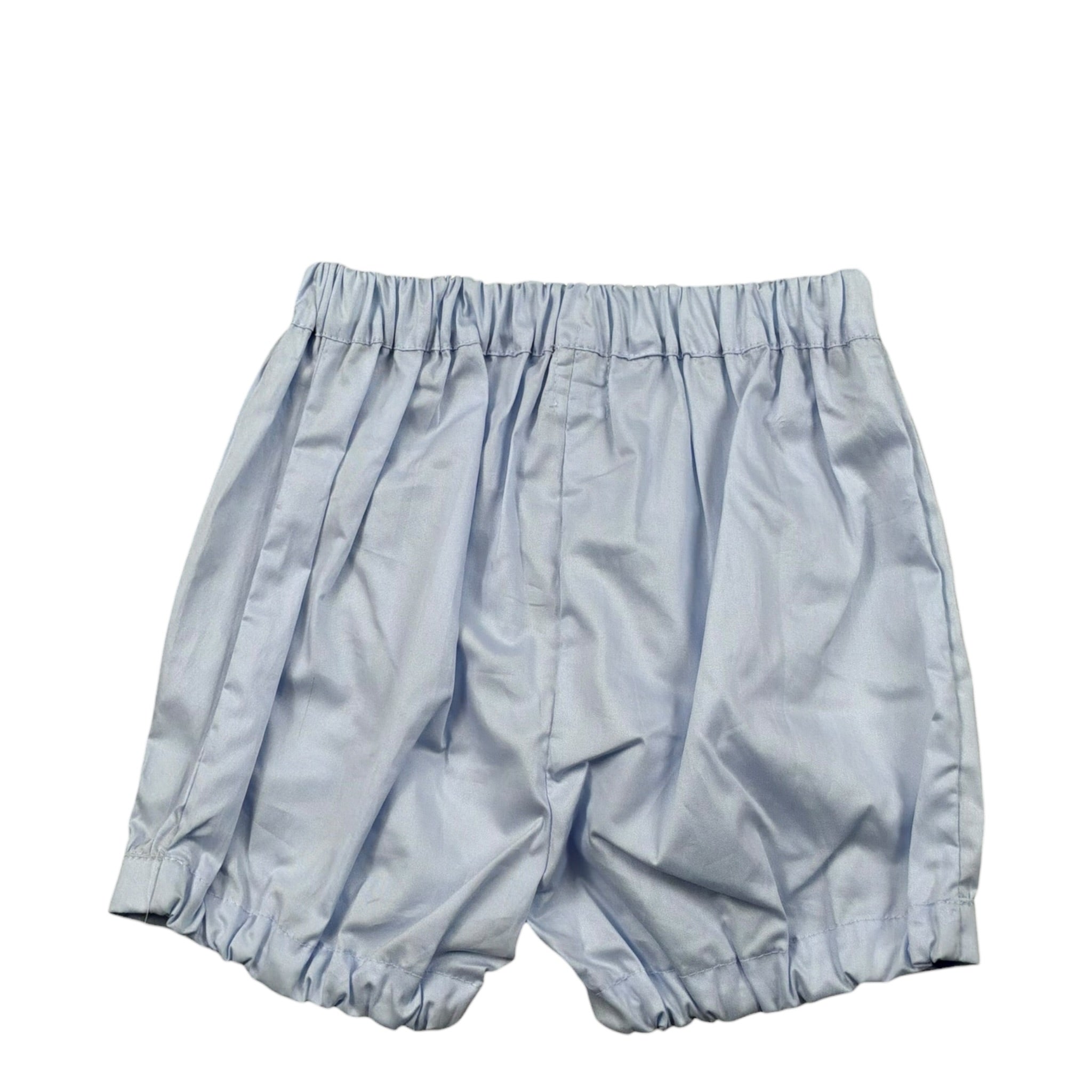 Malvi & Co Bermuda tinta unita con Elastico In Vita Azzurro per Neonato S23N154CUCF AZZURRO MALVI & CO 