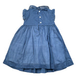 Malvi & Co Abito Giromanica tinta unita Blu per Neonata S24I104VEZ BLU MALVI & CO 