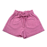 Malvi & Co Short tinta unita con Elastico In Vita Rosa per Bambina S25M032SHLC ROSA MALVI & CO 
