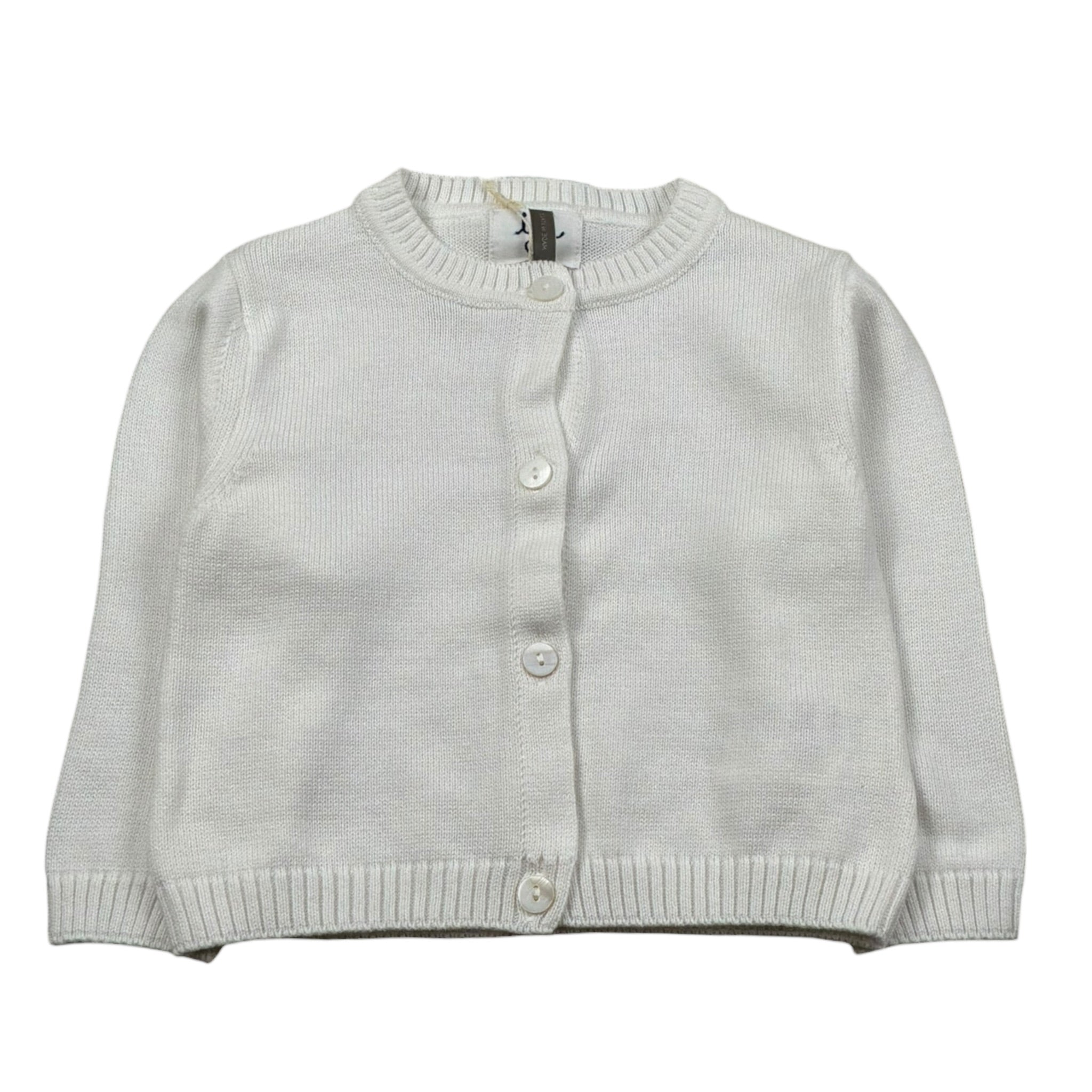 Malvi & Co Cardigan tinta unita Panna per Bambino SCCI152GFMM PANNA MALVI & CO 