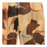 Manila Grace Pantalone Tinta Unita con Fantasia per Bambina 253PMJS25 CAMMELLO MANILA GRACE 