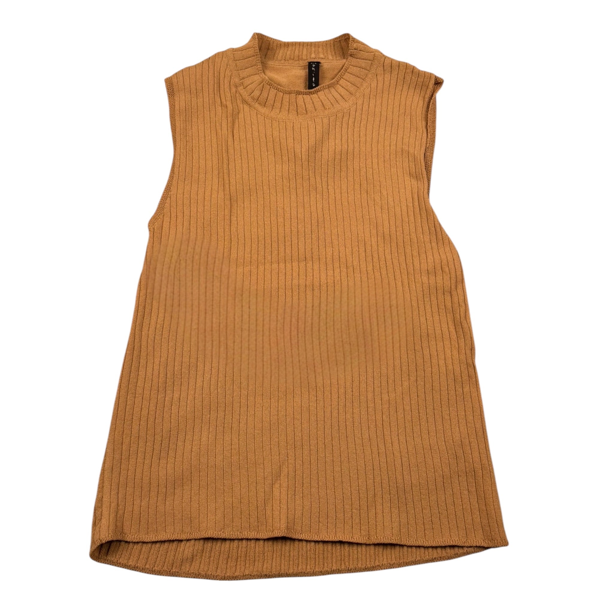 Manila Grace Canotta Tinta Unita con Scollo Posteriore per Bambina MG2677 CAMMELLO MANILA GRACE 