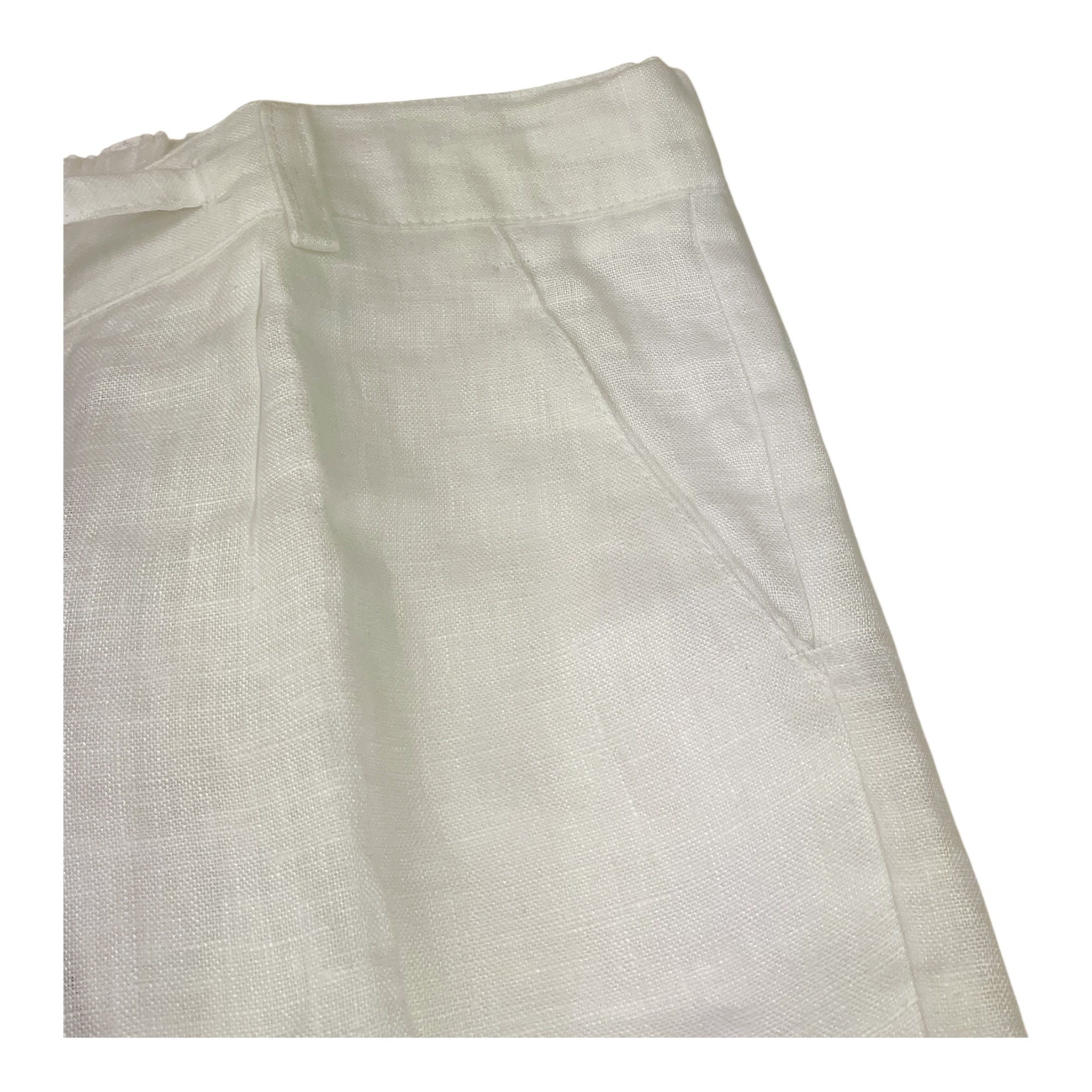Manuel & Frank Pantalone Tinta Unita con Elastico In Vita per Bambino MF1288R BIANCO MANUEL & FRANK 