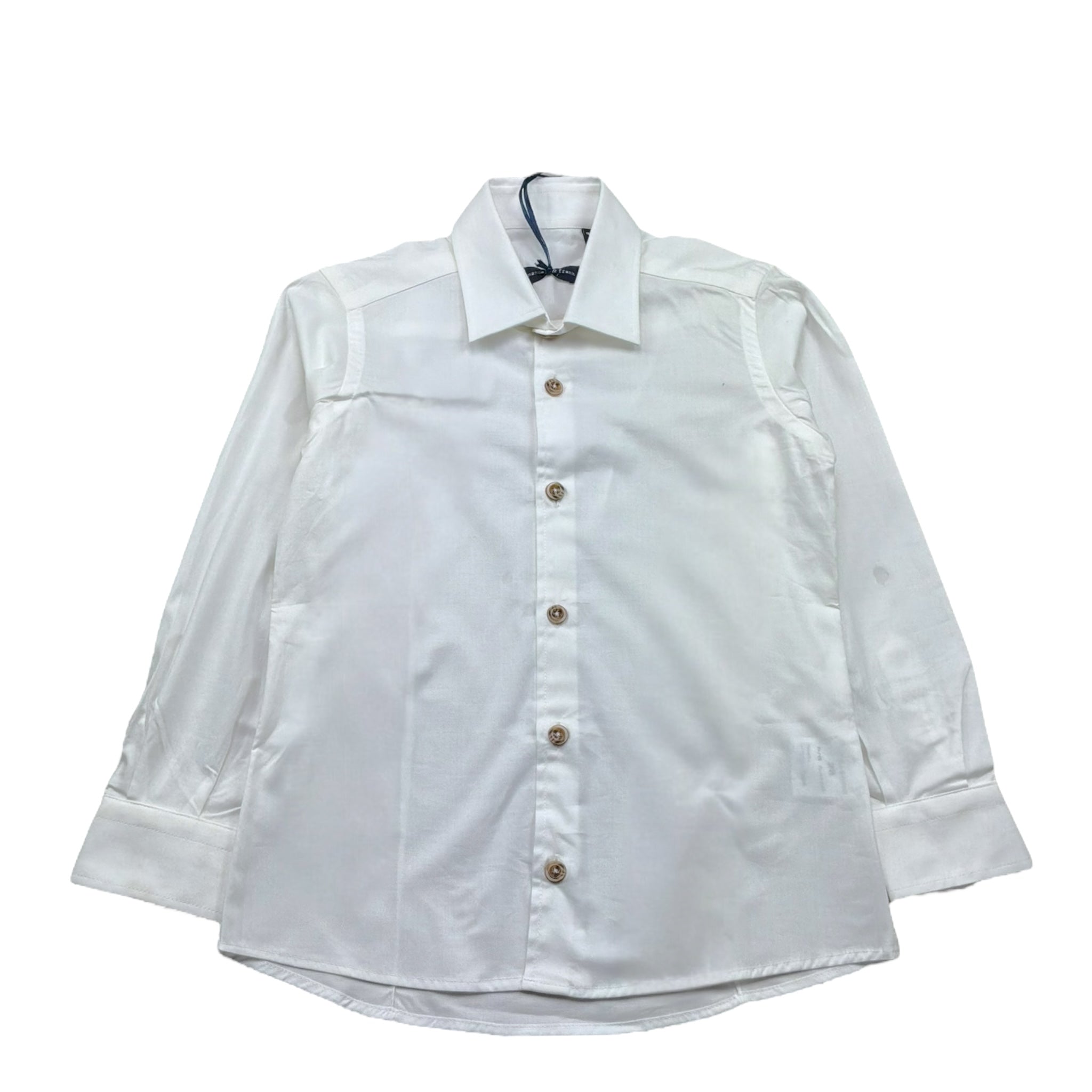 Manuel & Frank Camicia Tinta Unita con Bottoni per Bambino MF3496R BIANCO MANUEL & FRANK 
