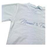 Manuel & Frank Body Mezza Manica Tinta Unita per Neonato MF7140I BIANCO MANUEL & FRANK 