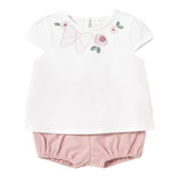 Mayoral Completo 4 Pezzi 2 T-Shirt-2 Culotte per Neonata 166327 ROSA MAYORAL 