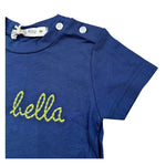 Manuel Ritz T-Shirt tinta unita On Stampa Blu per Neonato MR2656 BLU MANUEL RITZ 