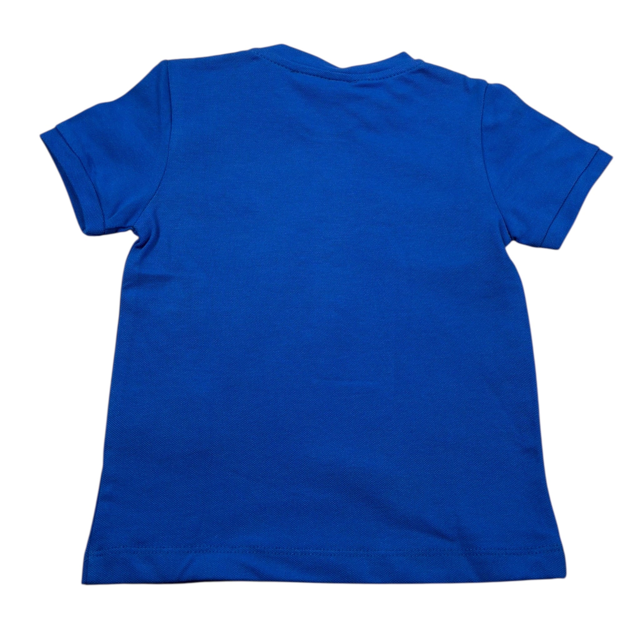 Manuel Ritz T-Shirt Girocollo tinta unita con Logo Blu per Neonato MR2675 BLU MANUEL RITZ 