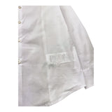 Manuel Ritz Camicia Manica Lunga Tinta Unita con Logo per Bambino MR2900 BIANCO MANUEL RITZ 