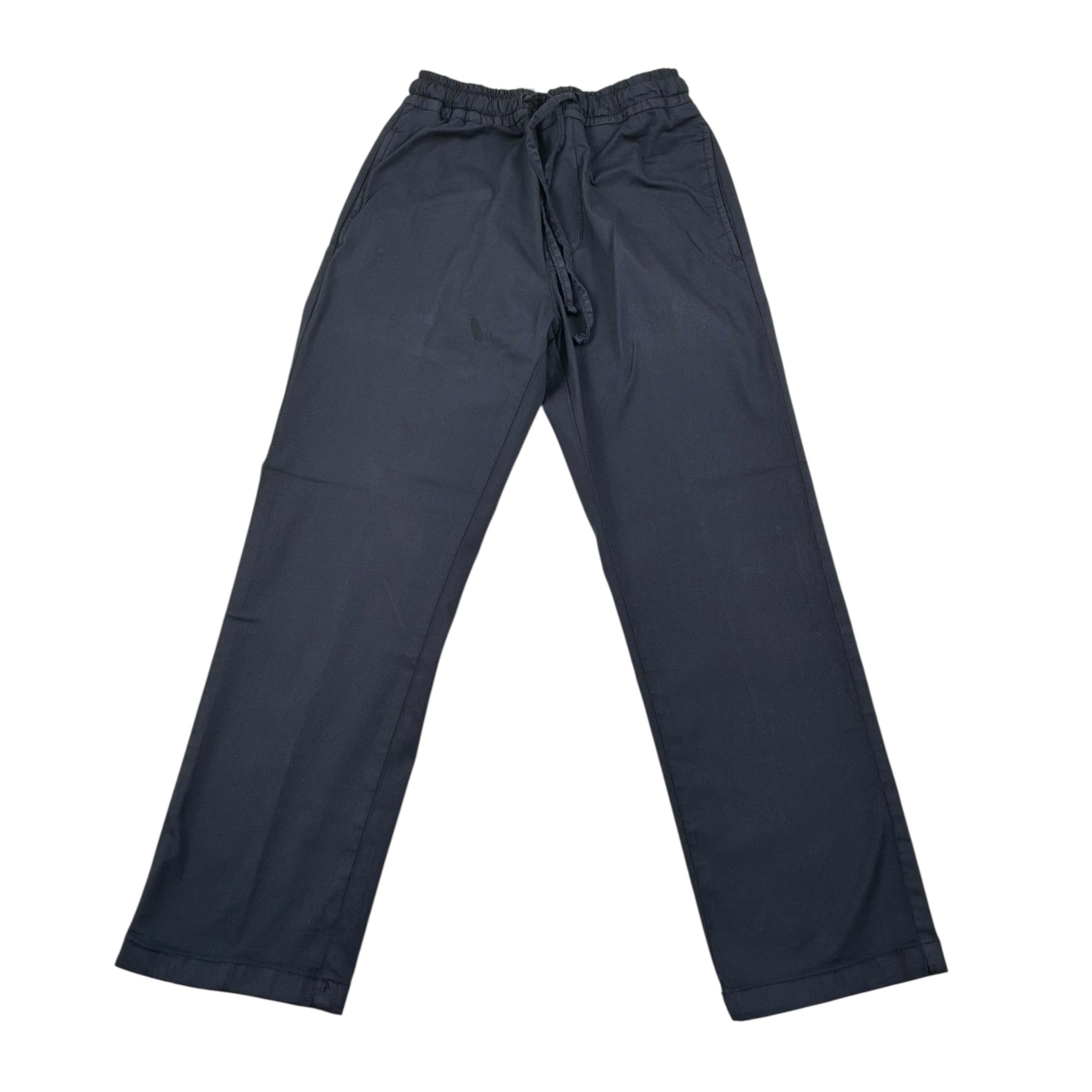 Manuel Ritz Pantalone Tinta Unit con Elastico In Vita Blu per Neonato MR3018 BLU MANUEL RITZ 