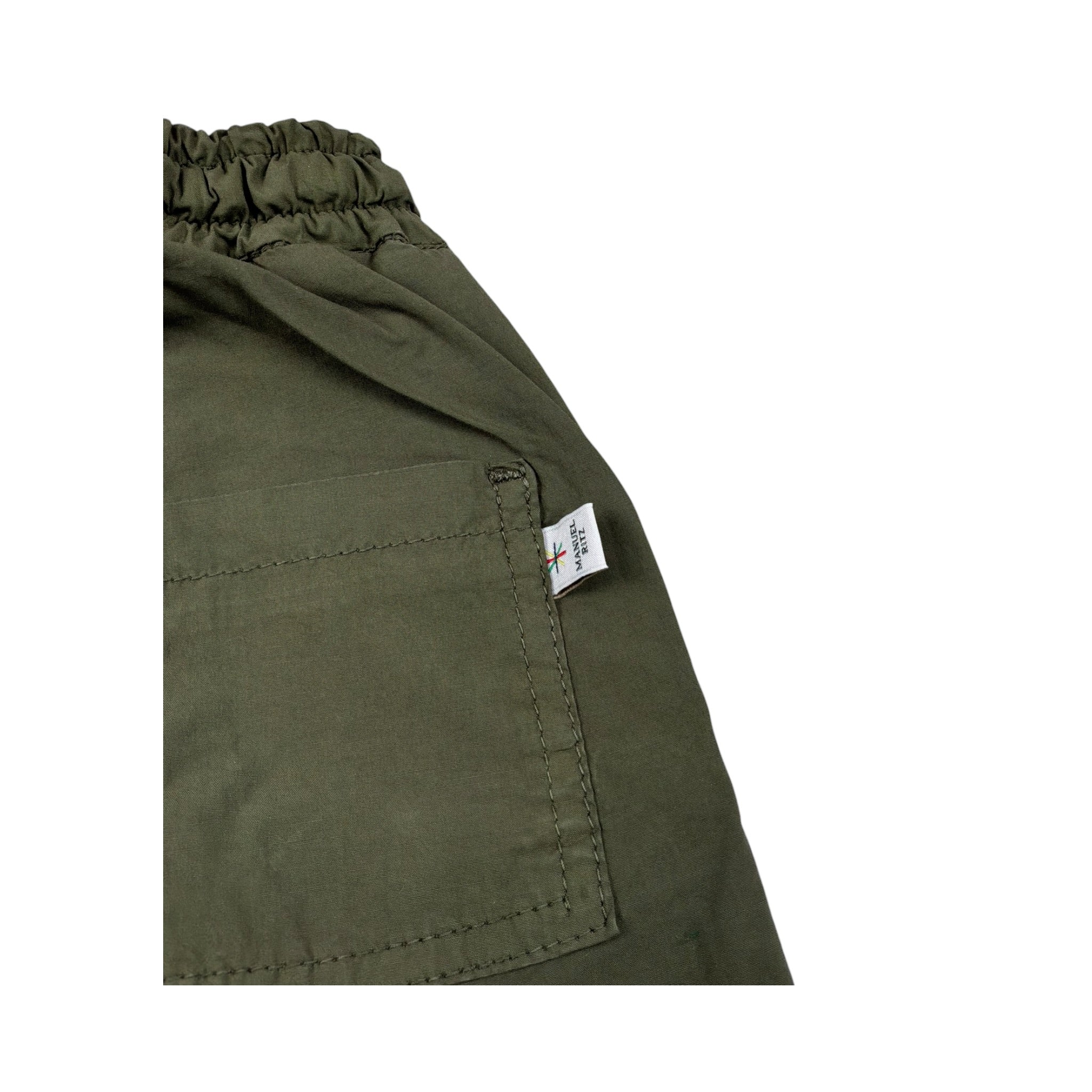 Manuel Ritz Pantalone Tinta Unit con Elastico In Vita Verde per Neonato MR3018 VERDE MANUEL RITZ 