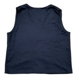 Manuel Ritz Gilet tinta unita con Bottoni Blu per Bambino MR3080 BLU MANUEL RITZ 