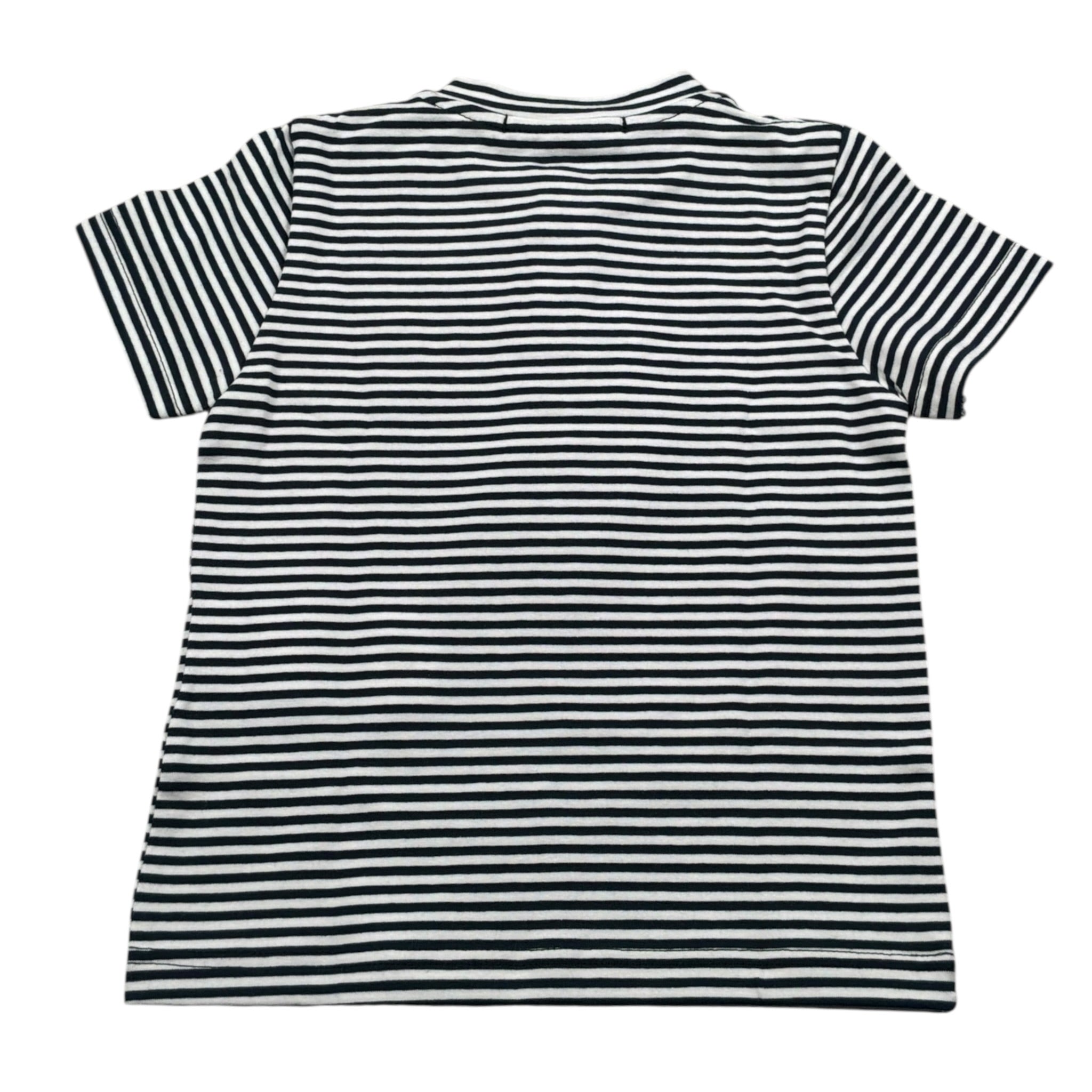 Manuel Ritz T-Shirt Fantasia A Righe Bianco/Blu per Neonato MR3087N BIANCO/BLU MANUEL RITZ 
