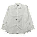 Manuell & Frank Camicia Manica Lunga Tinta Unita per Bambino 3350B BIANCO MANUELL & FRANK 