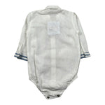 Manuell & Frank Camicia Body Manica Lunga Tinta Unita per Neonato MF3408I BIANCO MANUELL & FRANK 