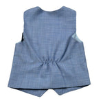 Manuell & Frank Gilet Tinta Unita per Bambino MF5247B AZZURRO MANUELL & FRANK 