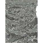 Marc Ellis Abito Tinta Unita con Pailletes per Bambina JMJDR01187 ARGENTO MARC ELLIS 