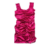 Marc Ellis Abito Tinta Unita con Arricciatura per Bambina JMJDR01206 FUXIA MARC ELLIS 