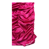 Marc Ellis Abito Tinta Unita con Arricciatura per Bambina JMJDR01206 FUXIA MARC ELLIS 