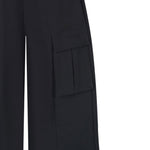 Marc Ellis Pantalone Tinta Unita Modello A Palazzo per Bambina JMJPT16475 NERO MARC ELLIS 