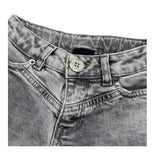 Marc Ellis Short In Denim Tinta Unita per Bambina JMJS00090 GRIGIO MARC ELLIS 