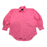 Marc Ellis Camicia Manica Lunga tinta unita con Logo Rosa per Bambina JMJSH15131 ROSA MARC ELLIS 