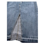 Marc Ellis Gonna In Denim Tinta Unita con Spacco per Bambina JMJSK16843 BLU MARC ELLIS 