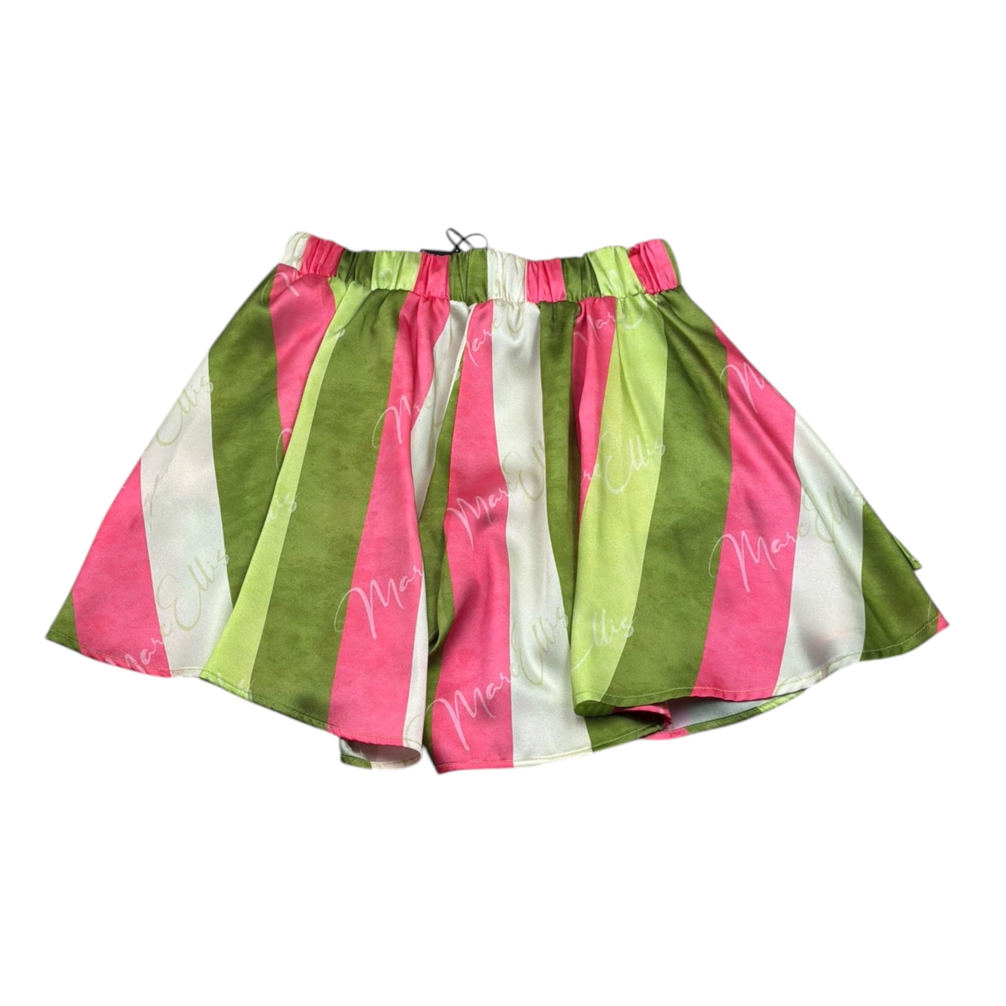 Marc Ellis Completo Short Tricolore con Fantasia A Righe-Top per Bambina JMJSO01213 MULTICOLOR MARC ELLIS 