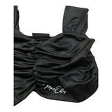 Marc Ellis Top Tinta Unita con Arricciatura per Bambina JMJTP01210 NERO MARC ELLIS 