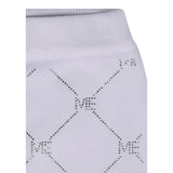 Marc Ellis Gonna Tinta Unita con Brillantini per Neonata JMNSK01445 BIANCO MARC ELLIS 
