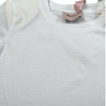 Mariuccia T-Shirt Girocollo Tinta Unita per Neonata MBS23T780N BIANCO MARIUCCIA 