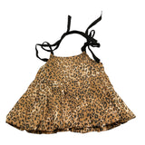 Mariuccia Top Tinta Unita con Fantasia Maculata per Bambina MMBSS21T2000 BEIGE MARIUCCIA 