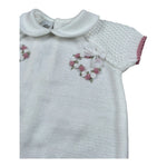 Marlu' Completo 2 Pezzi Maglia-Culotte per Neonata EB2419C BIANCO MARLU' 