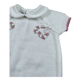 Marlu' Completo 2 Pezzi Maglia-Culotte per Neonata EB2419C BIANCO MARLU' 