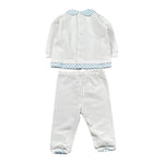 Marlu' Completo 2 Pezzi Shirt-Ghettina per Neonato EC6551 BIANCO MARLU' 