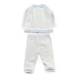 Marlu' Completo 2 Pezzi Shirt-Ghettina per Neonato EC6551 BIANCO MARLU' 
