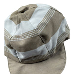 Marlu' Cappello Tinta Unita con Fantasia A Righe per Neonato ER412BK BEIGE MARLU' 