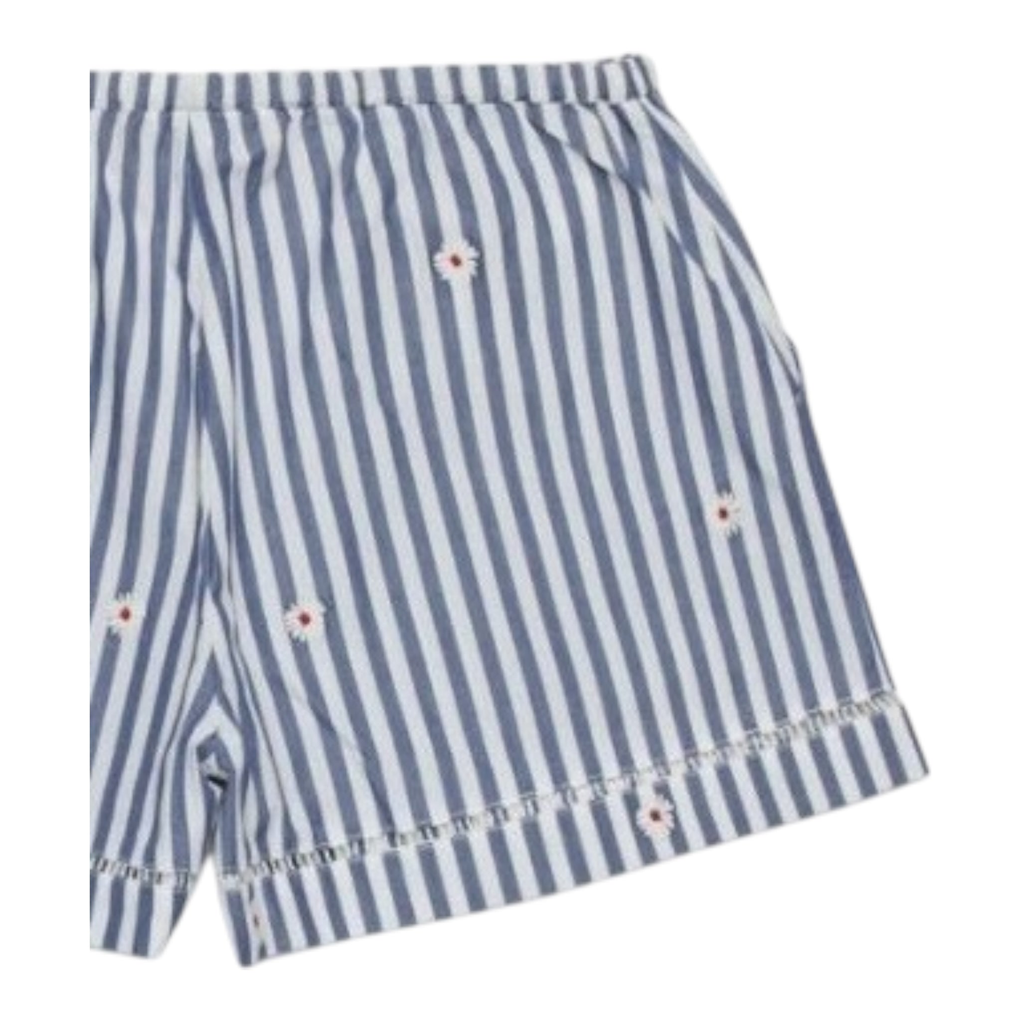 Max&Co. Short Tinta Unita con Fantasia A Righe per Bambina MX0121 BIANCO MAX&Co. 