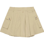 Max&Co. Gonna Tinta Unita con Tasche per Bambina MX0132X BEIGE MAX&Co. 