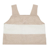 Max&Co. Top Bicolore Traforato per Bambina MX01822 BIANCO/BEIGE MAX&Co. 