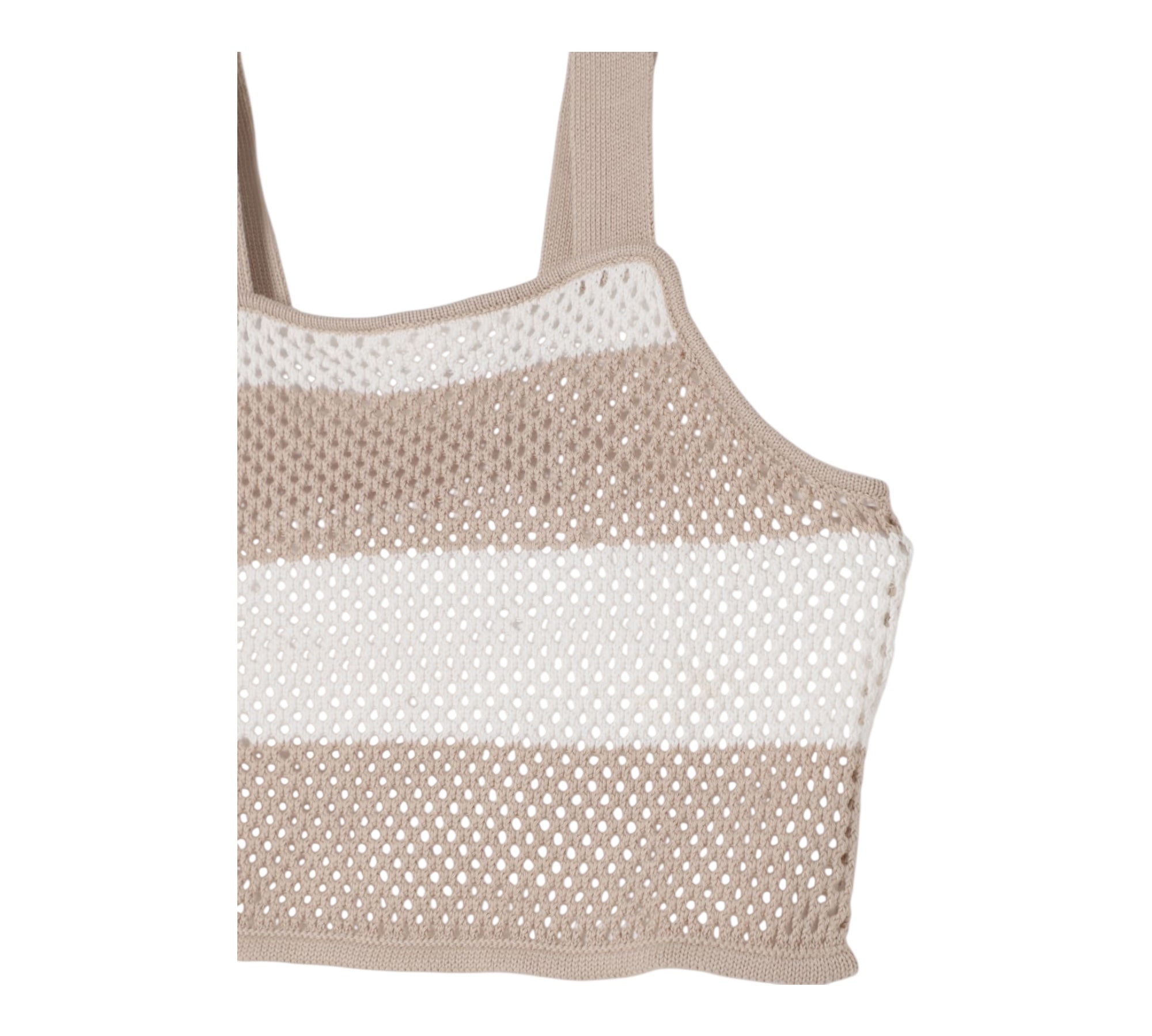Max&Co. Top Giromanica Fantasia A Righe per Bambina MX01822X BIANCO/BEIGE MAX&Co. 