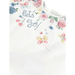 Mayoral T-Shirt Girocollo Tinta Unita con Stampa per Neonata 1048 BIANCO MAYORAL 