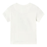 Mayoral T-Shirt Girocllo Tinta Unita con Stampa per Neonato 1062X BIANCO MAYORAL 
