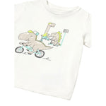Mayoral T-Shirt Girocllo Tinta Unita con Stampa per Neonato 1062X BIANCO MAYORAL 