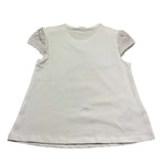 Mayoral T-Shirt Girocollo Tinta Unita con Stampa Orso per Neonata 1070 BIANCO MAYORAL 