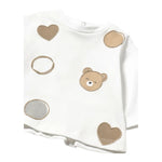 Mayoral T-Shirt Girocollo Tinta Unita con Stampa per Neonata 1071 BIANCO MAYORAL 